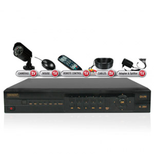 Eminent Kit Videovogilancia 4 Ports 500gb 2 Camaras